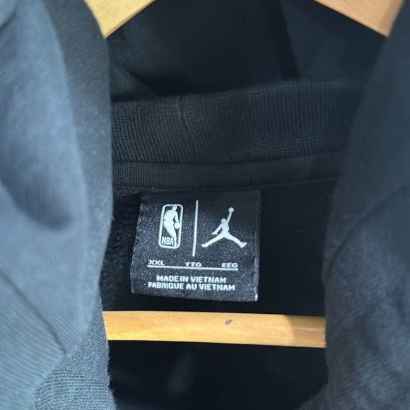 Jordan - NBA Phoenix Suns Black Hoodie w/ zip pocket sz XXL - Picture 4 of 6